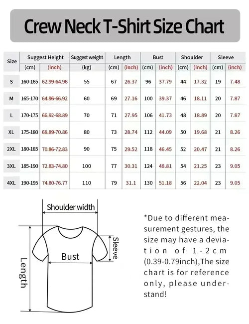 Classic Y2K Gothic Style T-shirt Print Oversized T Shirt High Street Shirts Gothic Round Neck Cotton Tops New Mens Women T Shirt