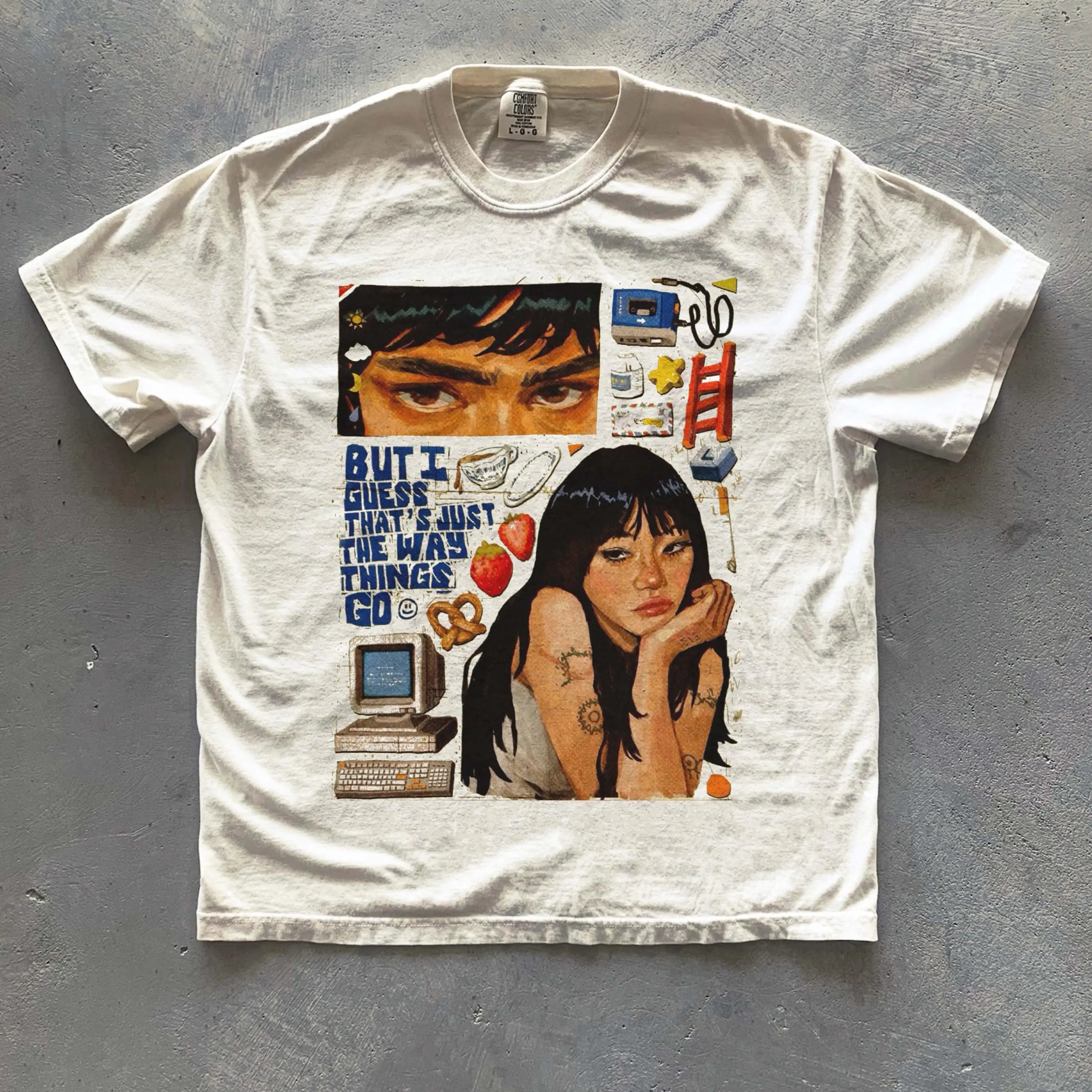 Beabadoobee Inspired Graphic Tee Retro Aesthetic Music Shirt Indie Fan Art T-Shirt 90s Vintage Style Unisex Top for Music Lovers